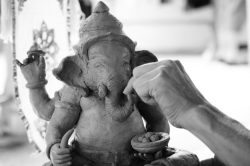 Clay-Ganesha-idol