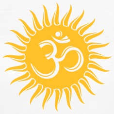 Om-sun,-Buddhism,-yoga,-spiritual,-meditation-Camisetas